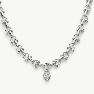 Heart Diamond Chain Necklace