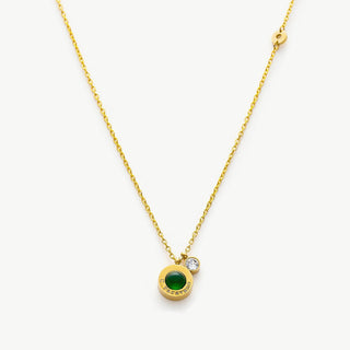 Crystal Dew Chain Necklace