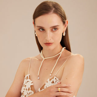 Long Pearl Necklace