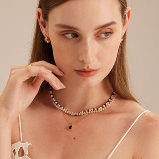Stone Beaded Necklace