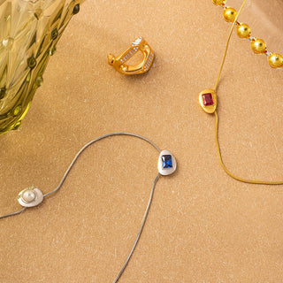 Crystal Drop Necklace