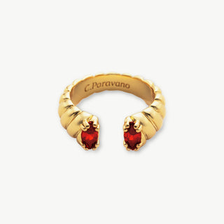 Gemstone Open Ring