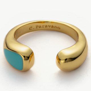 Savi Sculptural Onyx Open Ring