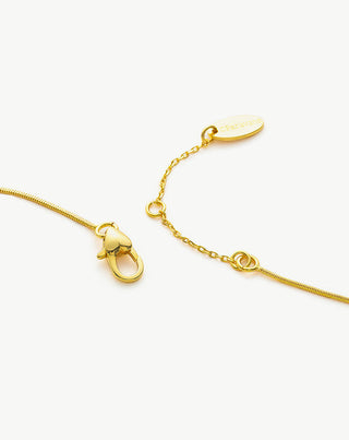 Gold Ruby Crystal Drop Necklace