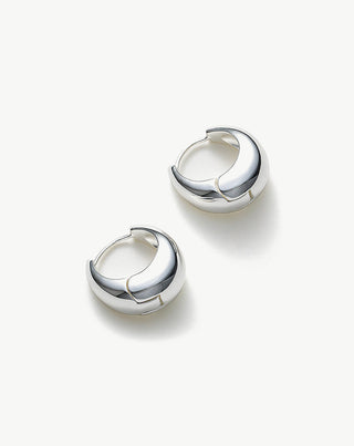 Dome Hoop Earrings