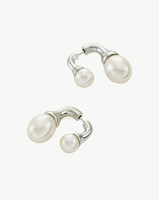 Double Pearls Earrings