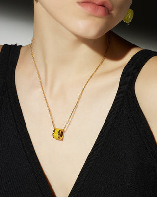 Ring Pendant Chain Necklace