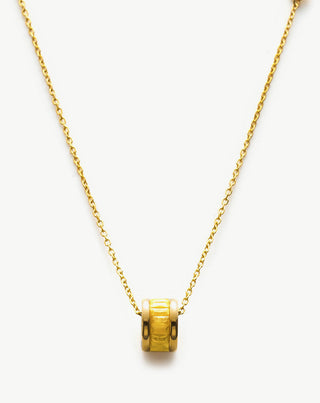 Ring Pendant Chain Necklace