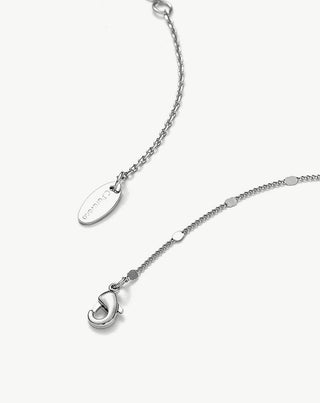 Platinum Heart Pendant Necklace