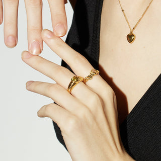 Heart Gemstone Ring